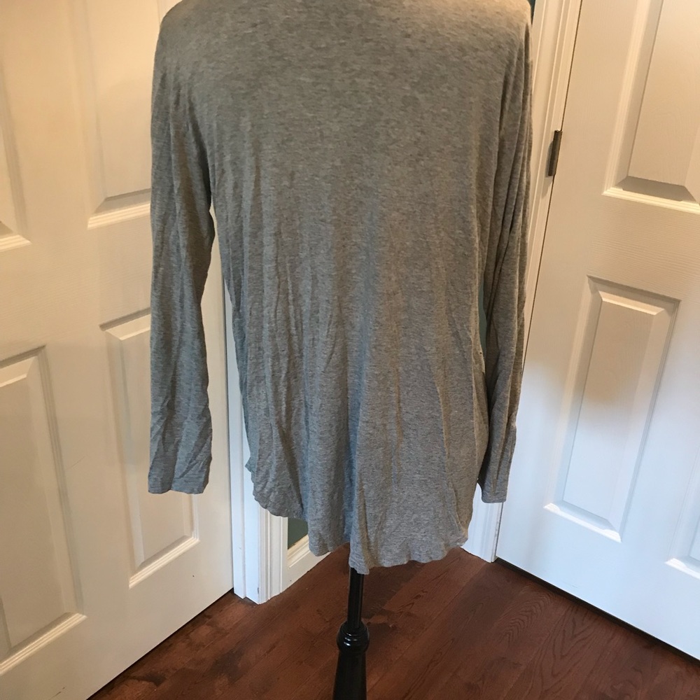 Grey Long Sleeve T-Shirt. Size Large - Picture 2 of 2